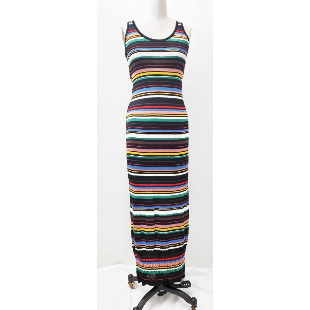 Missoni Womens Sleeveless Striped Knit Long Colorful Tube Dress 42 / 6 NWT - Picture 3 of 14